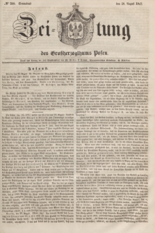 Zeitung des Großherzogthums Posen. 1847, № 200 (28 August) + dod.