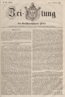 Zeitung des Großherzogthums Posen. 1847, № 205 (3 September) + dod.