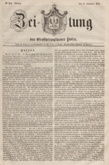 Zeitung des Großherzogthums Posen. 1847, № 213 (13 September)