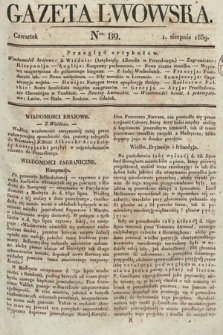 Gazeta Lwowska. 1839, nr 89