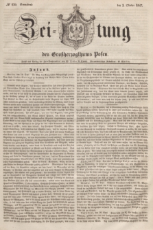Zeitung des Großherzogthums Posen. 1847, № 230 (2 Oktober) + dod.
