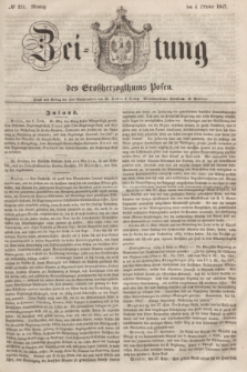 Zeitung des Großherzogthums Posen. 1847, № 231 (4 Oktober)