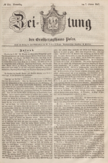Zeitung des Großherzogthums Posen. 1847, № 234 (7 Oktober) + dod.