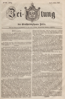 Zeitung des Großherzogthums Posen. 1847, № 235 (8 Oktober)