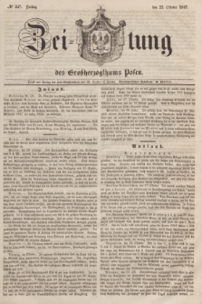 Zeitung des Großherzogthums Posen. 1847, № 247 (22 Oktober)