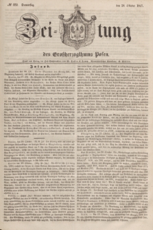 Zeitung des Großherzogthums Posen. 1847, № 252 (28 Oktober)