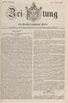 Zeitung des Großherzogthums Posen. 1847, № 258 (4 November)
