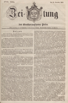 Zeitung des Großherzogthums Posen. 1847, № 274 (23 November)