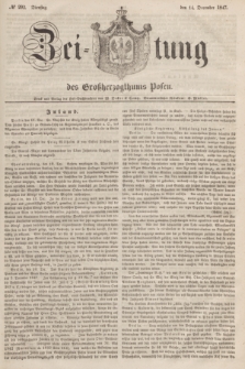 Zeitung des Großherzogthums Posen. 1847, № 292 (14 December)