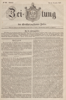 Zeitung des Großherzogthums Posen. 1847, № 293 (15 December) + dod.