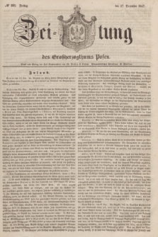 Zeitung des Großherzogthums Posen. 1847, № 295 (17 December) + dod.