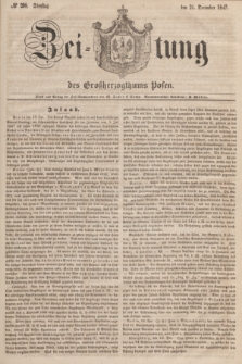 Zeitung des Großherzogthums Posen. 1847, № 298 (21 December)