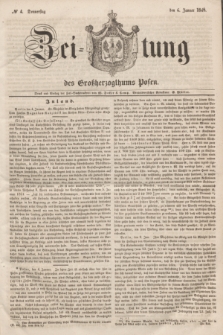 Zeitung des Großherzogthums Posen. 1848, № 4 (6 Januar)