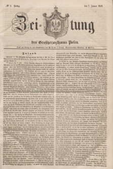 Zeitung des Großherzogthums Posen. 1848, № 5 (7 Januar)