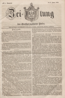 Zeitung des Großherzogthums Posen. 1848, № 6 (8 Januar)