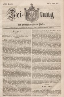 Zeitung des Großherzogthums Posen. 1848, № 10 (13 Januar)