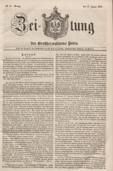 Zeitung des Großherzogthums Posen. 1848, № 13 (17 Januar)