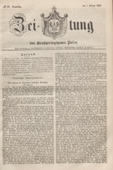Zeitung des Großherzogthums Posen. 1848, № 28 (3 Februar) + dod.