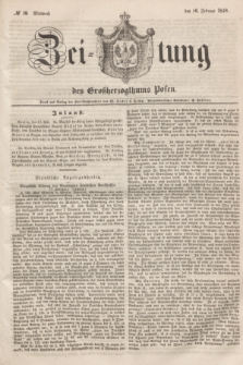 Zeitung des Großherzogthums Posen. 1848, № 39 (16 Februar)