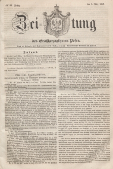 Zeitung des Großherzogthums Posen. 1848, № 53 (3 März) + dod.