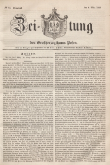 Zeitung des Großherzogthums Posen. 1848, № 54 (4 März) + dod.