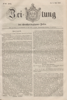 Zeitung des Großherzogthums Posen. 1848, № 89 (14 April) + dod.