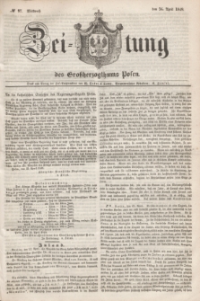 Zeitung des Großherzogthums Posen. 1848, № 97 (26 April) + dod.