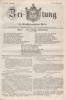 Zeitung des Großherzogthums Posen. 1848, № 109 (11 Mai) + dod.