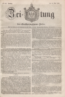 Zeitung des Großherzogthums Posen. 1848, № 112 (14 Mai) + dod.