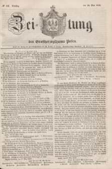 Zeitung des Großherzogthums Posen. 1848, № 113 (16 Mai) + dod.