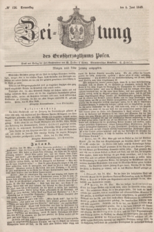 Zeitung des Großherzogthums Posen. 1848, № 126 (1 Juni) + dod.