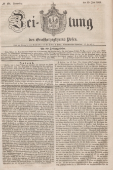 Zeitung des Großherzogthums Posen. 1848, № 136 (15 Juni) + dod.