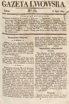 Gazeta Lwowska. 1839, nr 78