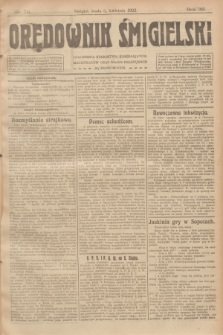 Orędownik Śmigielski. R.32, nr 79 (5 kwietnia 1922)