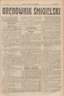 Orędownik Śmigielski. R.32, nr 103 (5 maja 1922)