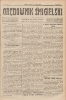Orędownik Śmigielski. R.32, nr 114 (19 maja 1922)