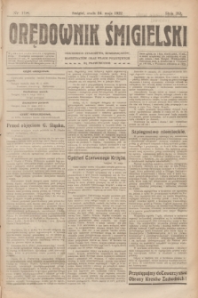 Orędownik Śmigielski. R.32, nr 118 (24 maja 1922)