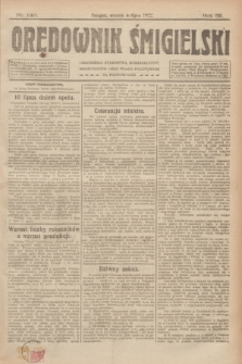 Orędownik Śmigielski. R.32, nr 149 (4 lipca 1922)