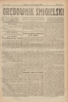 Orędownik Śmigielski. R.32, nr 157 (13 lipca 1922)