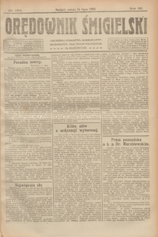 Orędownik Śmigielski. R.32, nr 159 (15 lipca 1922)