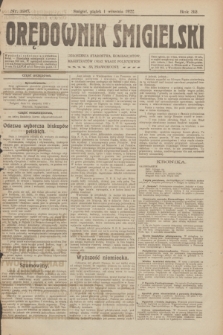 Orędownik Śmigielski. R.32, nr 198 (1 września 1922)