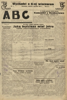 ABC : pismo codzienne : informuje wszystkich o wszystkiem. 1934, nr 2 |PDF|