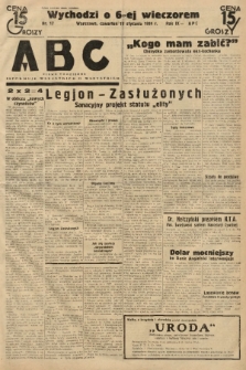 ABC : pismo codzienne : informuje wszystkich o wszystkiem. 1934, nr 17 |PDF|