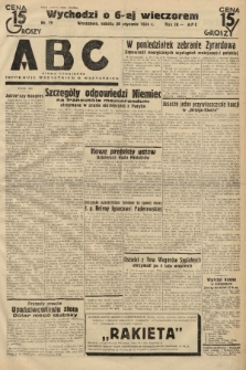 ABC : pismo codzienne : informuje wszystkich o wszystkiem. 1934, nr 19 |PDF|