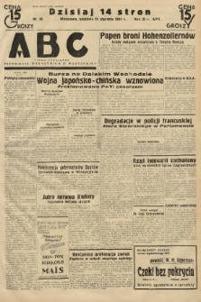 ABC : pismo codzienne : informuje wszystkich o wszystkiem. 1934, nr 20 |PDF|