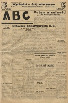 ABC : pismo codzienne : informuje wszystkich o wszystkiem. 1934, nr 26 |PDF|