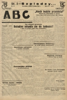 ABC : pismo codzienne : informuje wszystkich o wszystkiem. 1934, nr 32 |PDF|