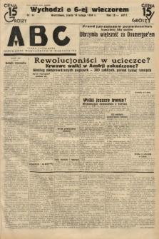 ABC : pismo codzienne : informuje wszystkich o wszystkiem. 1934, nr 44 |PDF|