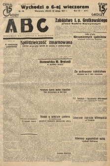 ABC : pismo codzienne : informuje wszystkich o wszystkiem. 1934, nr 50 |PDF|