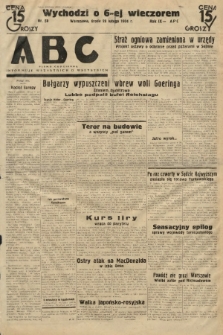 ABC : pismo codzienne : informuje wszystkich o wszystkiem. 1934, nr 58 |PDF|